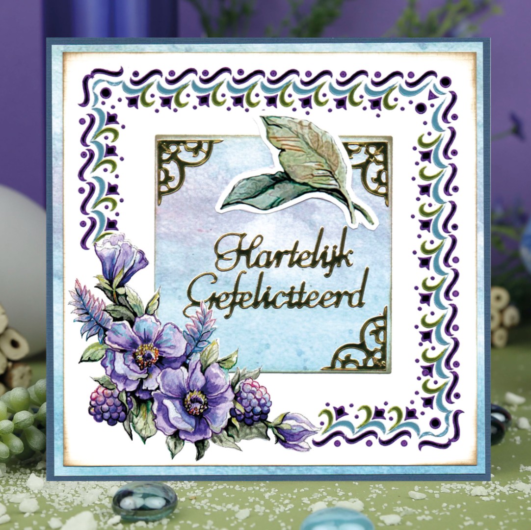 3D Cutting Sheets - Yvonne Creations - Very Purple - Blackberries