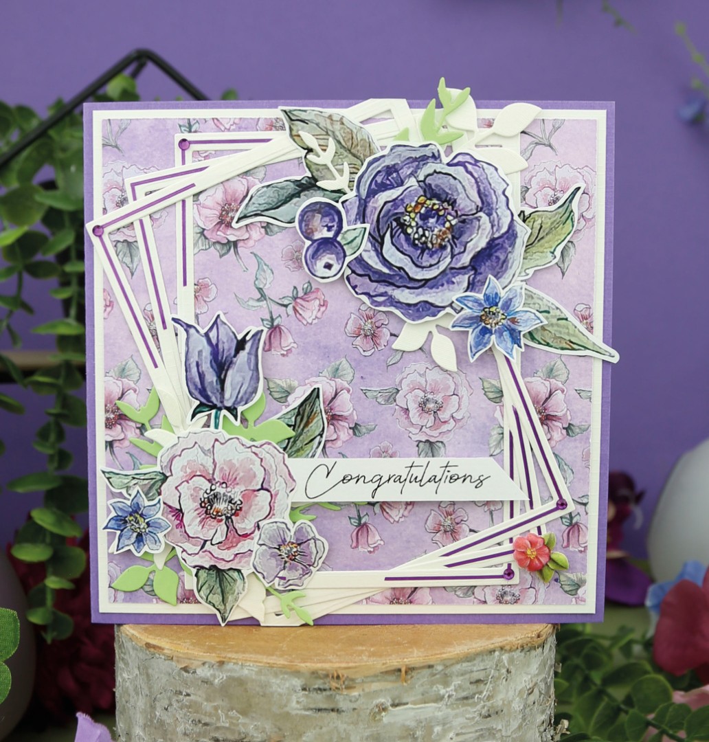 Push Out - Yvonne Creations - Very Purple - Small Elements A