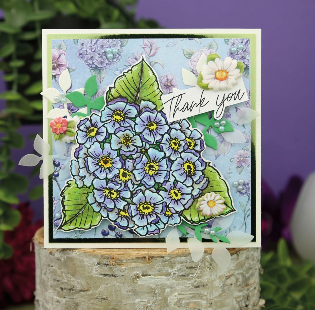 Clear Stamps - Yvonne Creations - Very Purple