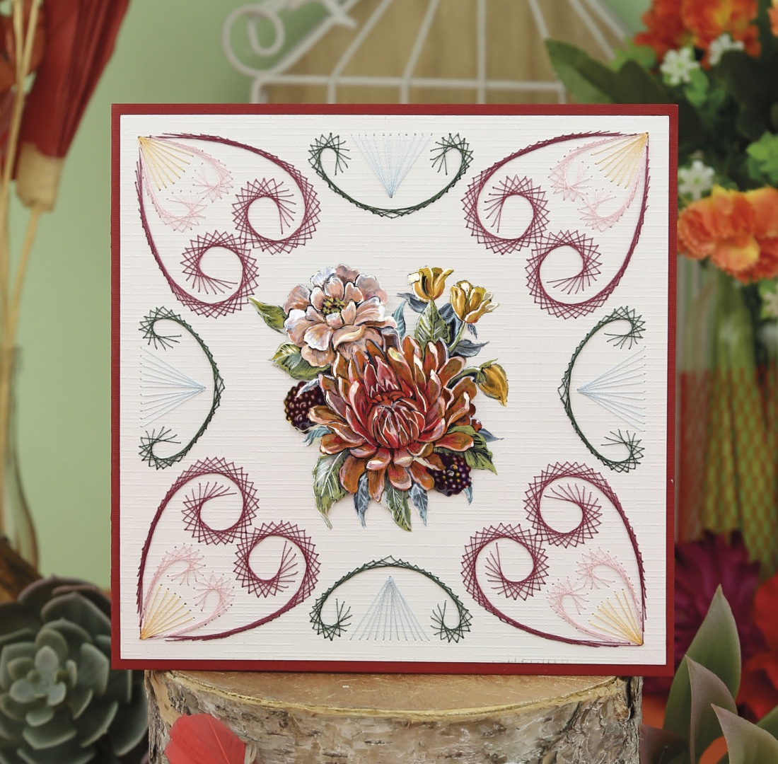 3D Push Out - Amy Design - Botanical Garden - Colorful Flowers