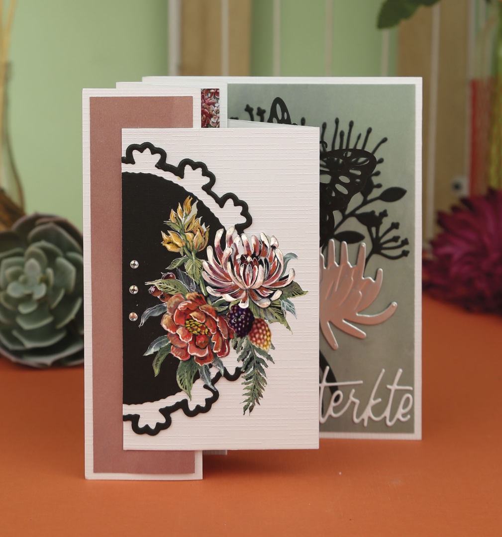 3D Push Out - Amy Design - Botanical Garden - Colorful Flowers
