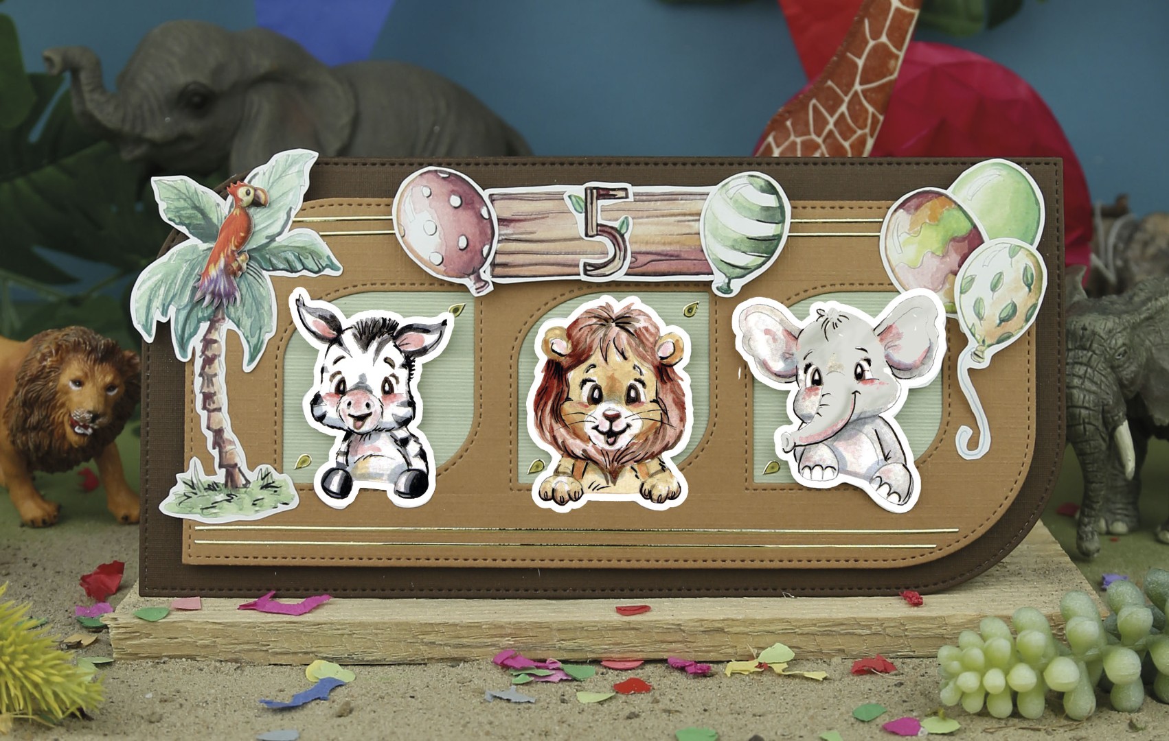 Push Out - Yvonne Creations - Jungle Party - Small Elements - A