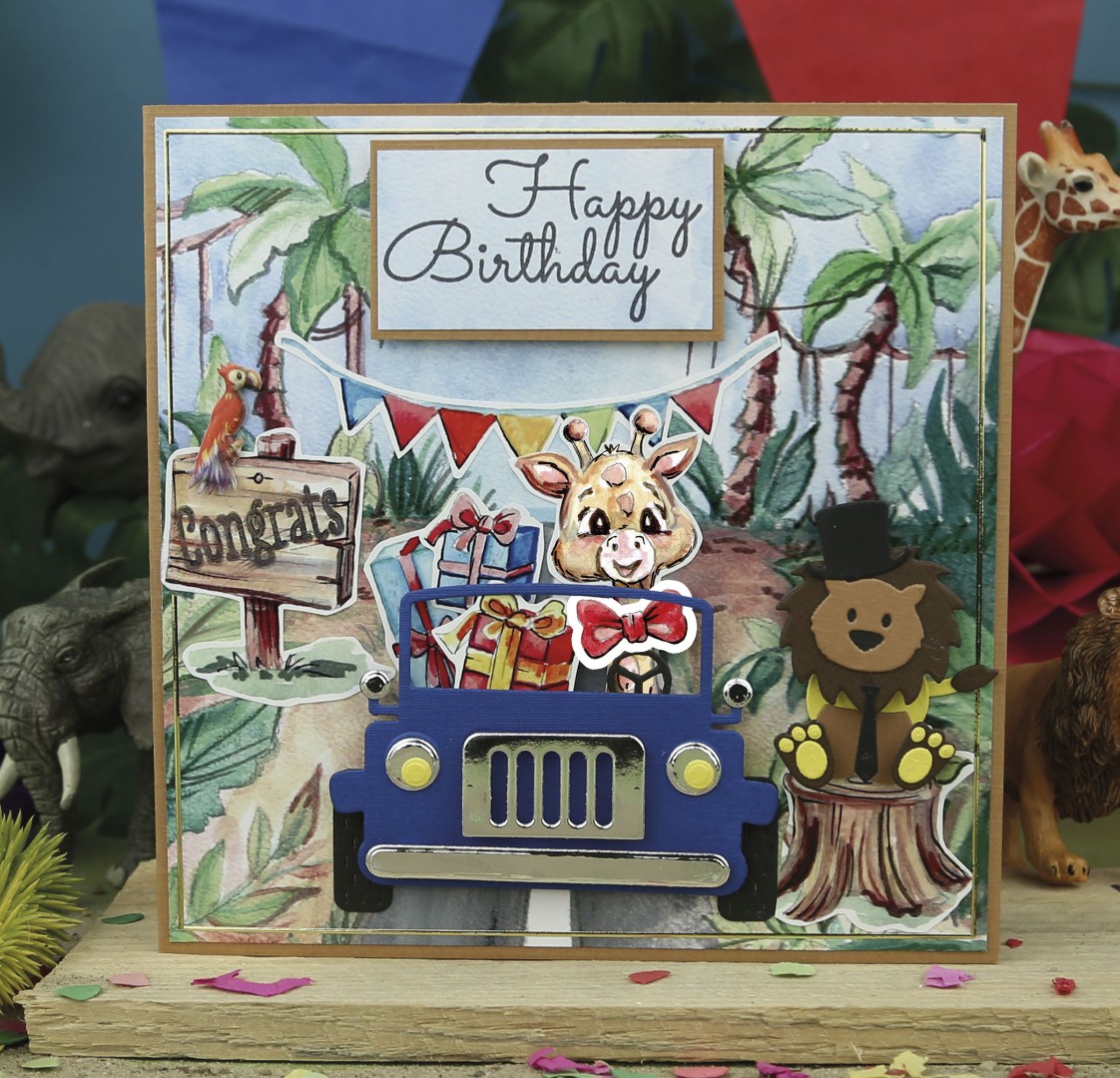 Cutting Sheets - Yvonne Creations - Jungle Party - Small Elements - B