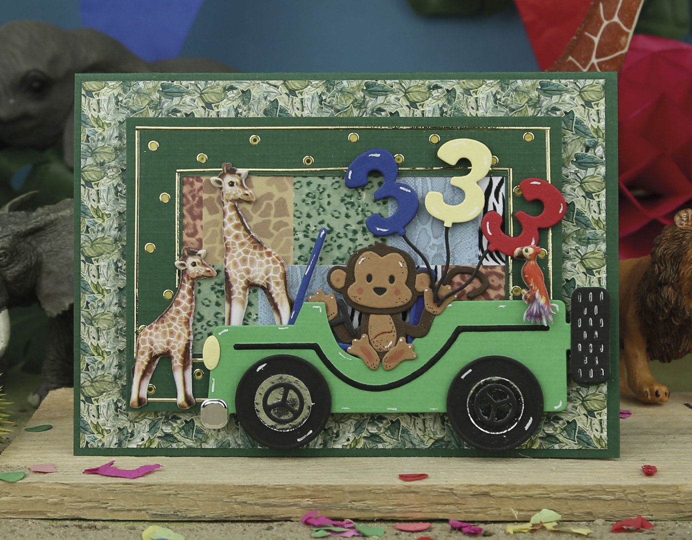 Dies - Yvonne Creations - Jungle Party - Jungle Car