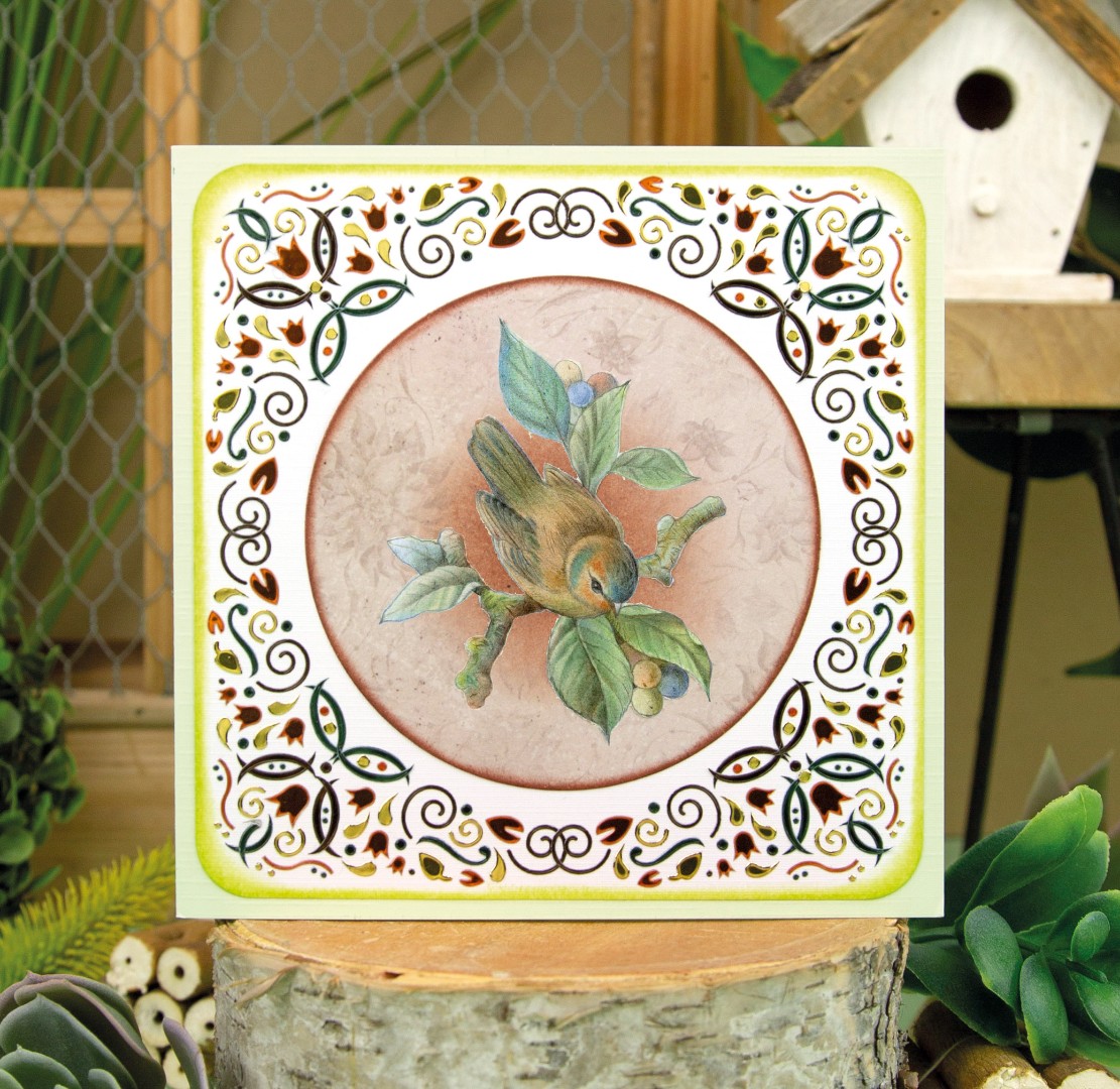 3D Cutting Sheet - Jeanine's Art - Vintage Birds - Mini