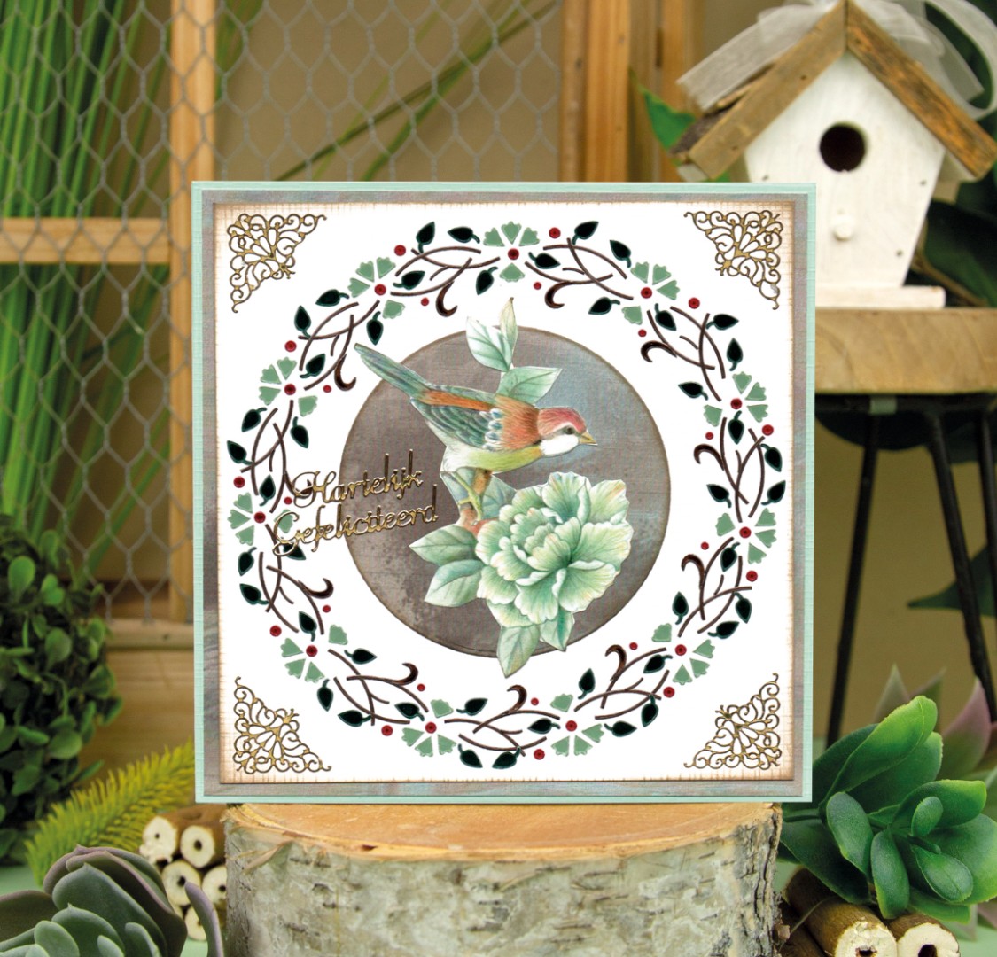 3D Cutting Sheets - Jeanine's Art - Vintage Birds - Bird's Nest