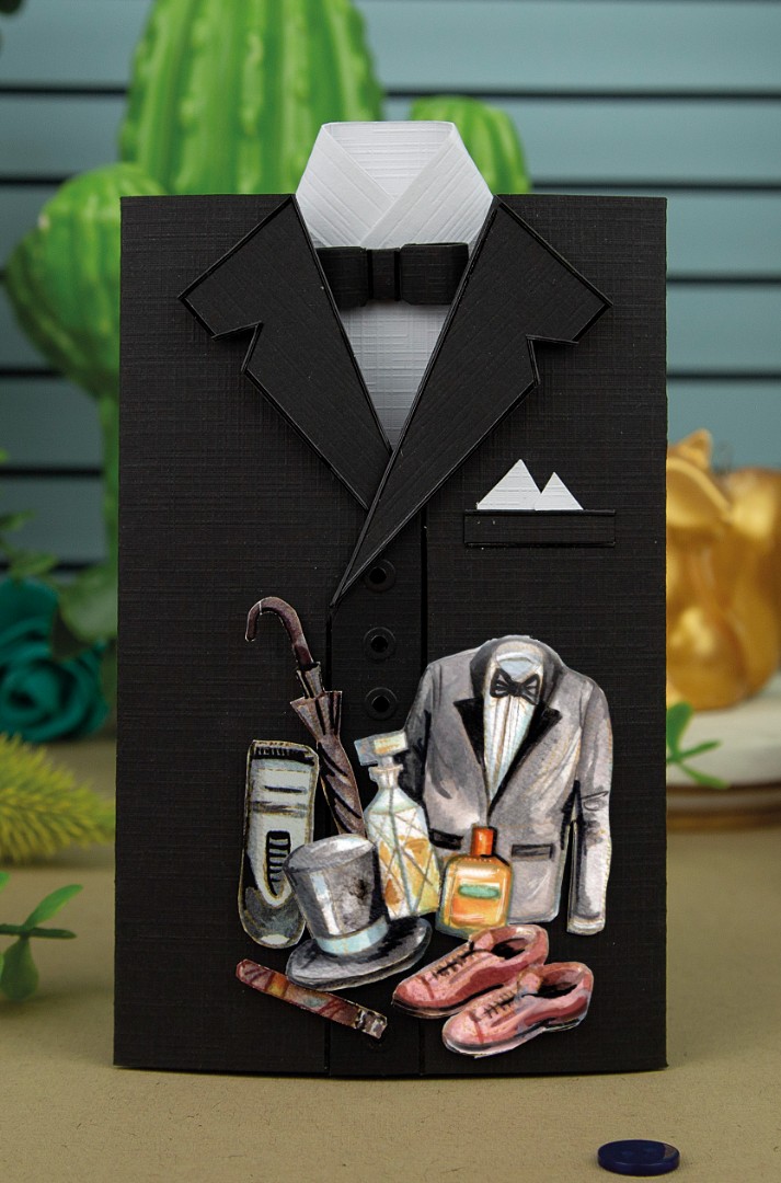 3D Push Out - Yvonne Creations - Men in Style - Gentlemen