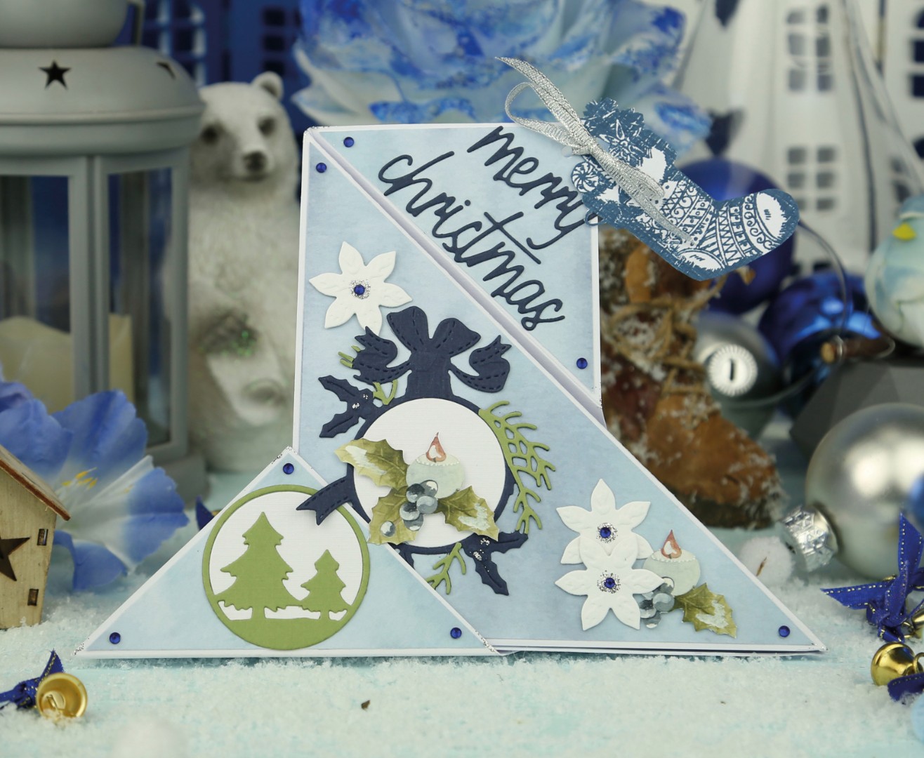 Card Deco Essentials - Text Dies - Merry Christmas