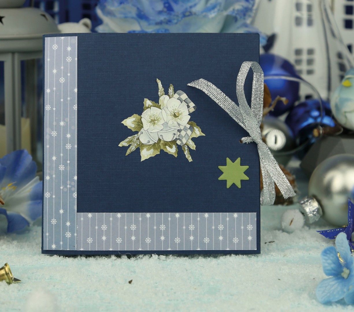 Cutting Sheet - Precious Marieke - Christmas Blues - Mini