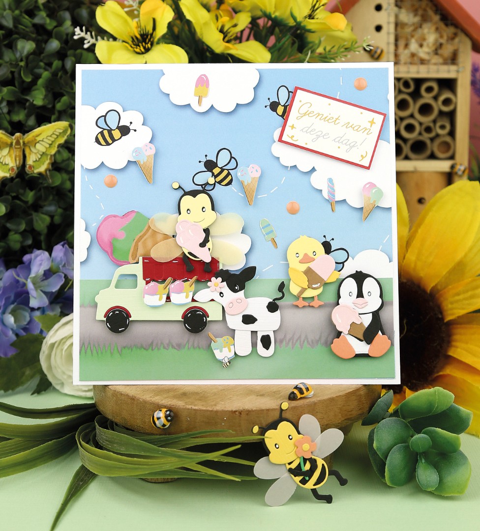 Designed by Anna - Mix and Match Cutting Dies - Ice Cream Truck