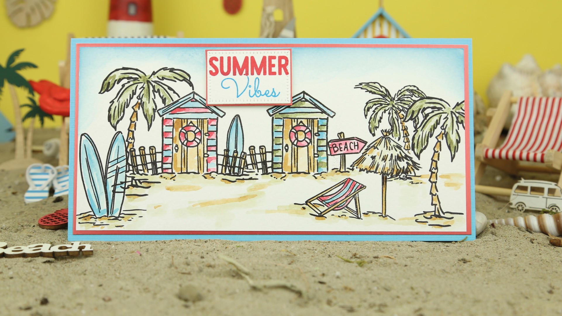 Clear Stamps - Yvonne Creations - Summer Vibes