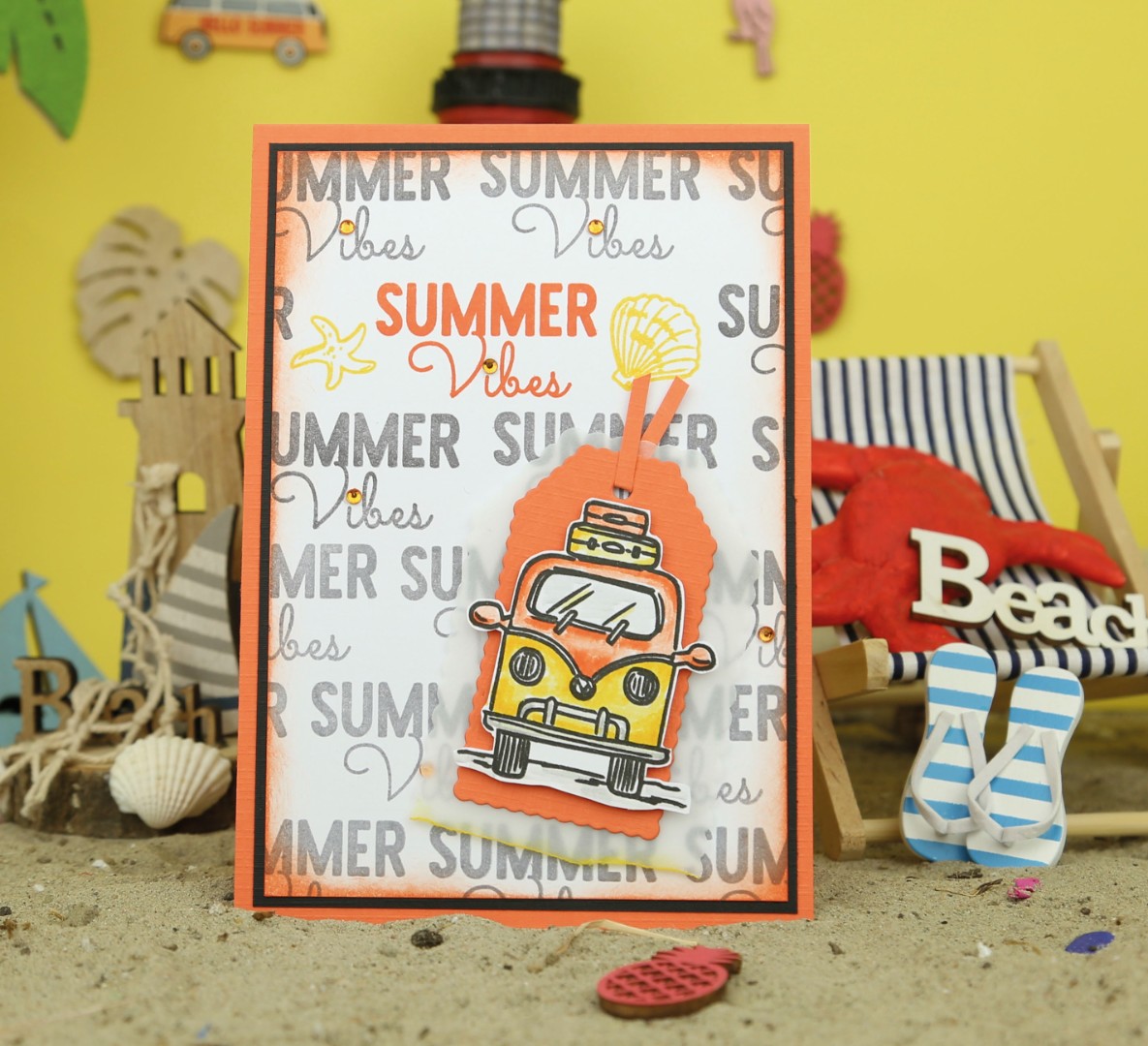 Clear Stamps - Yvonne Creations - Summer Vibes