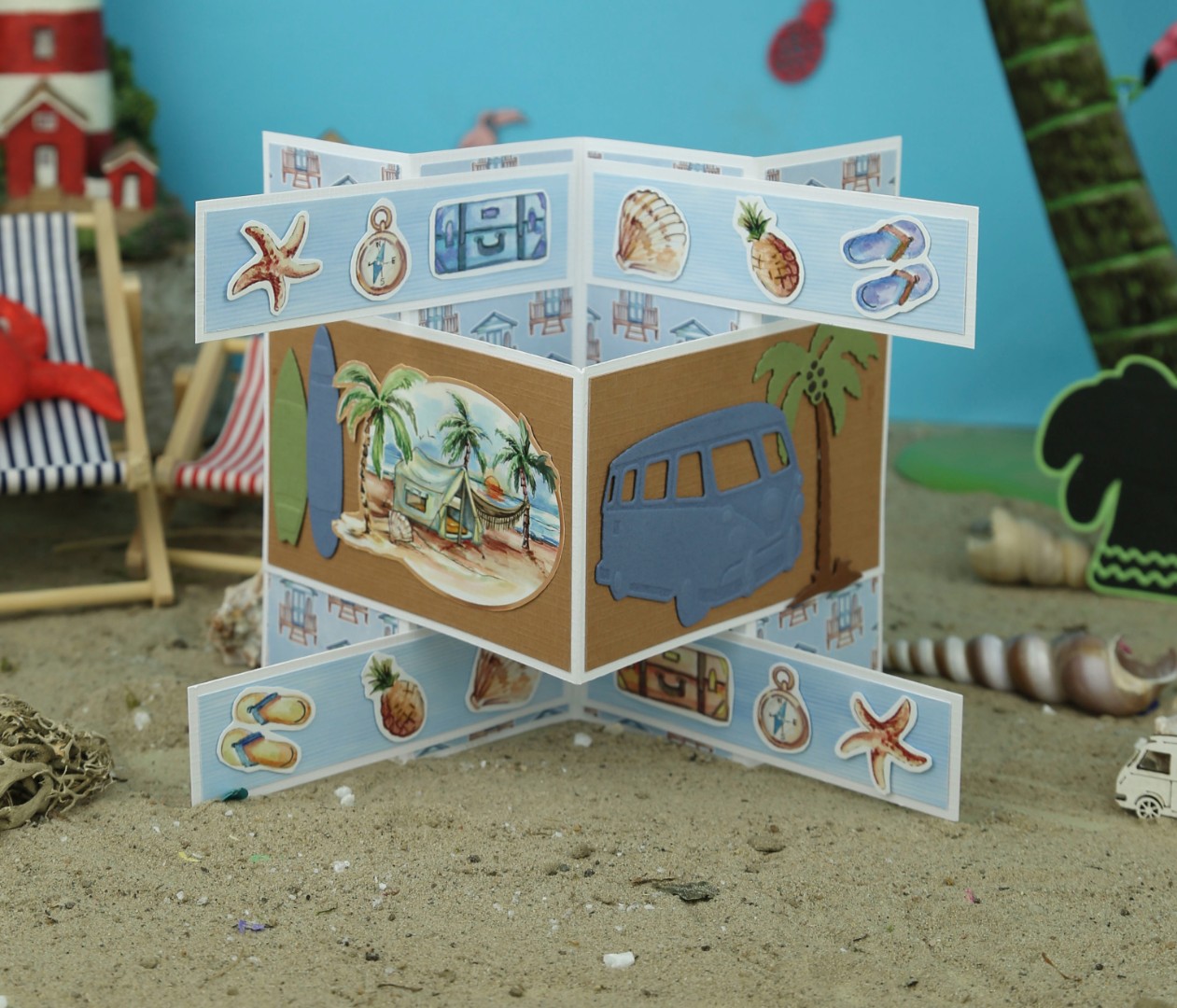 3D Cutting Sheet - Yvonne Creations - Summer Vibes - Camping