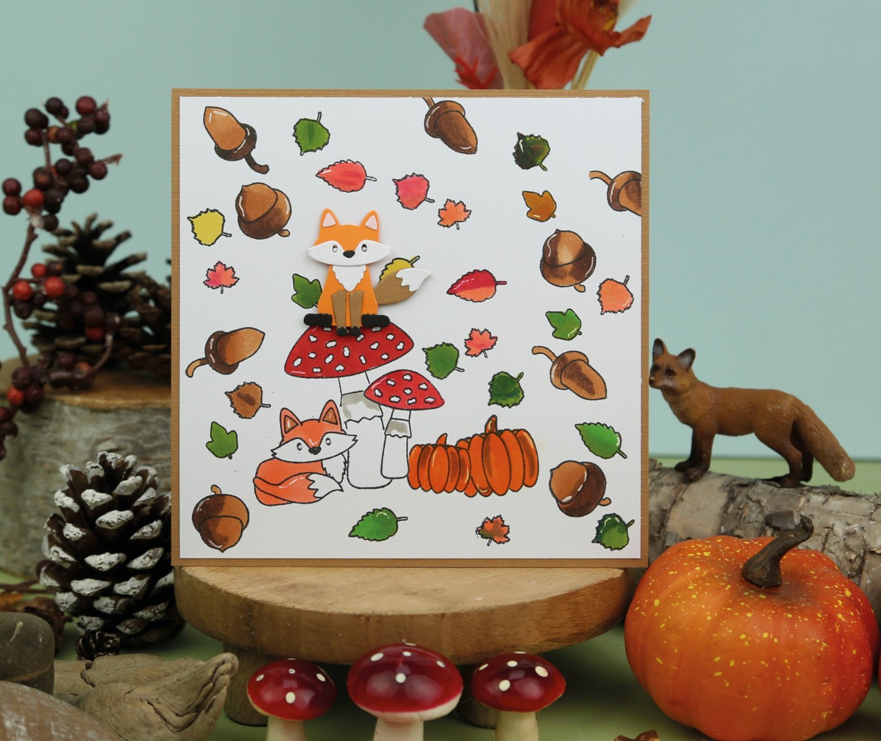Designed by Anna - Mix and Match Clear Stamps - Felix Fox