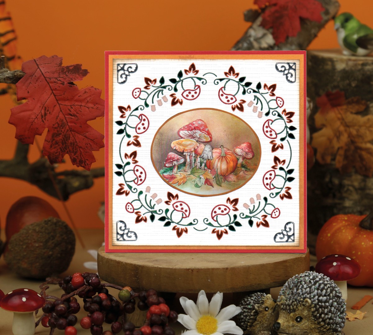 3D Cutting Sheet - Yvonne Creations - Awesome Autumn - Pumpkin