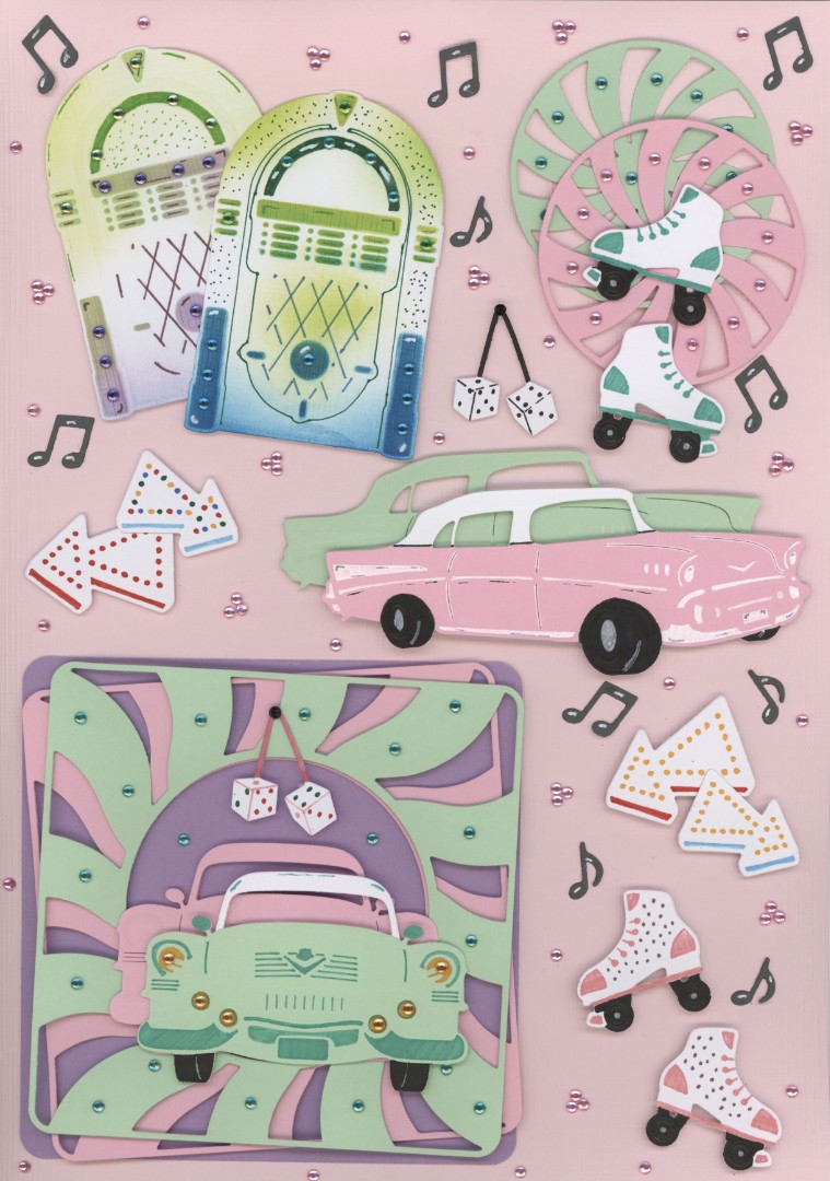 Dies - Yvonne Creations Back to the fifties - Jukebox