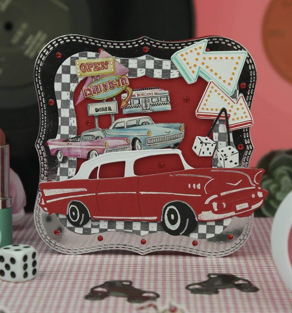 Push-Out - Yvonne Creations - Back to the fifties - Small Elements A