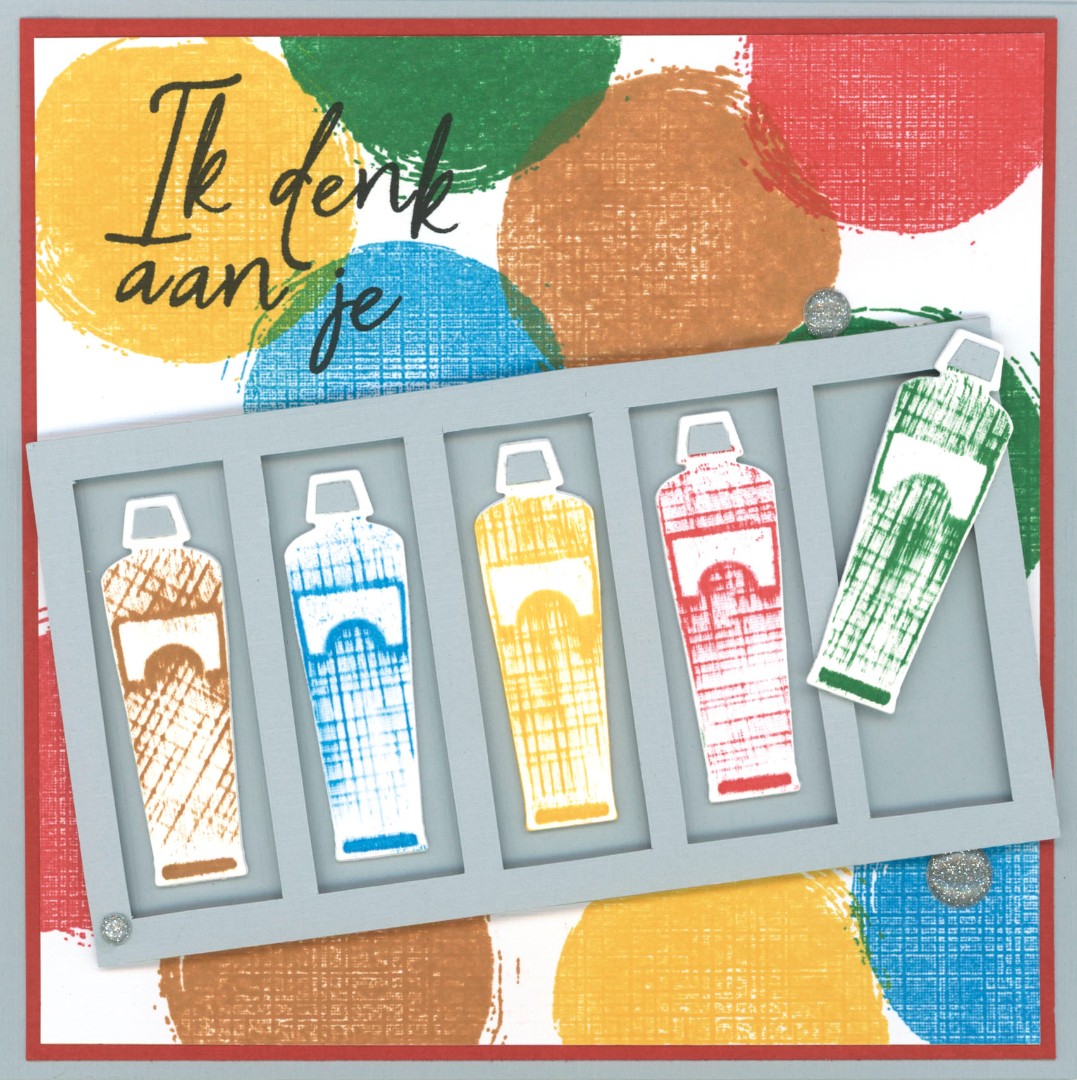 Card Deco Essentials Clear Stamps - Paint Blob