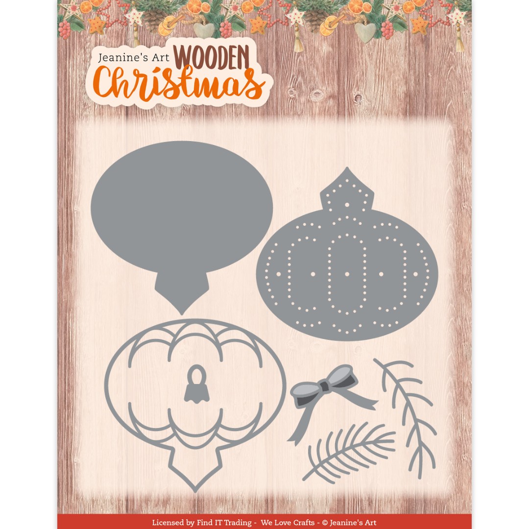 Dies - Jeanine's Art - wooden Christmas - Wooden Bauble Dies - Jeanine's Art - wooden Christmas - Wooden Bauble