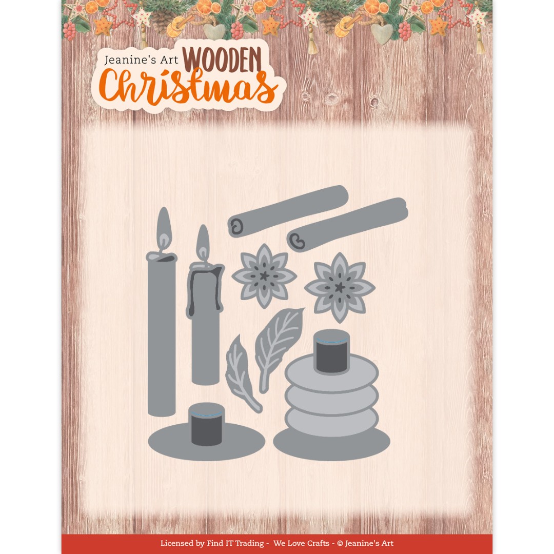 Dies - Jeanine's Art - wooden Christmas - Wooden Candles Dies - Jeanine's Art - wooden Christmas - Wooden Candles