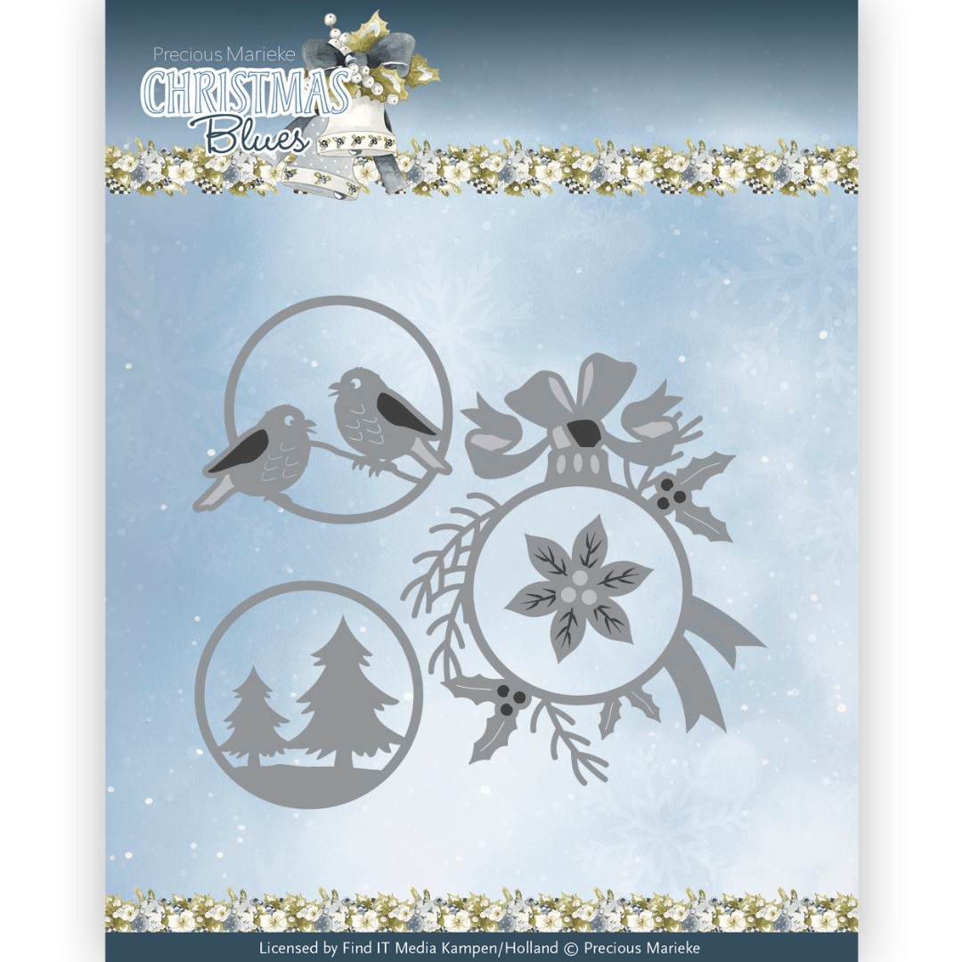 Dies - Precious Marieke - Christmas Blues - Christmas Baubles Dies - Precious Marieke - Christmas Blues - Christmas Baubles