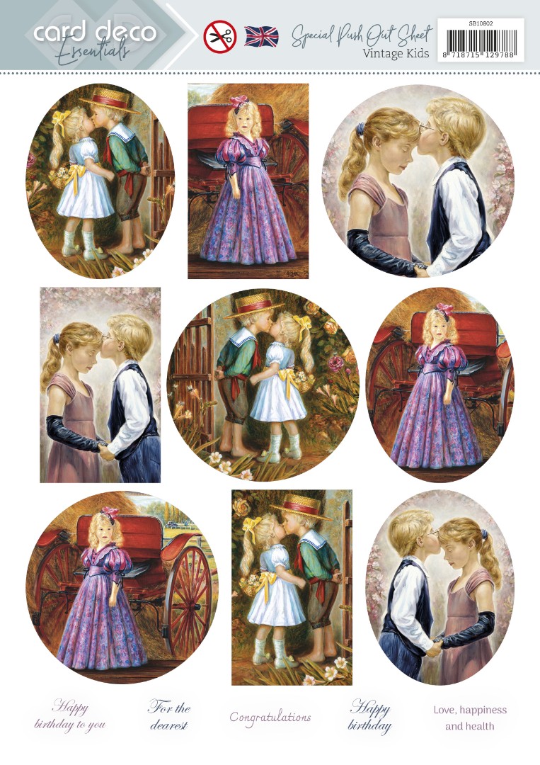 Special Push Out Sheet - Card Deco Essentials - Vintage Kids - EN Special Push Out Sheet - Card Deco Essentials - Vintage Kids - EN