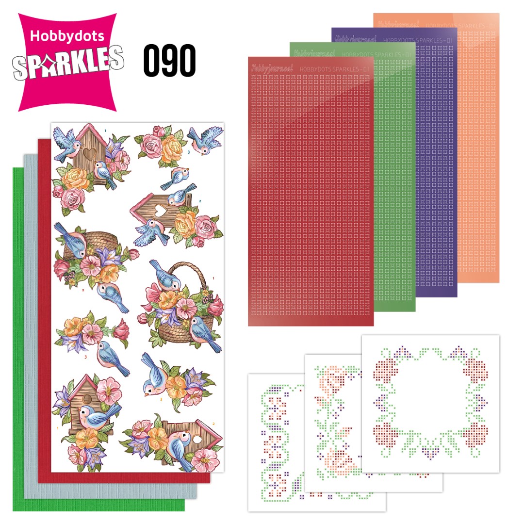 Sparkles Set 90 - Yvonne Creations - Birdhouse With Birds Sparkles Set 90 - Yvonne Creations - Birdhouse With Birds