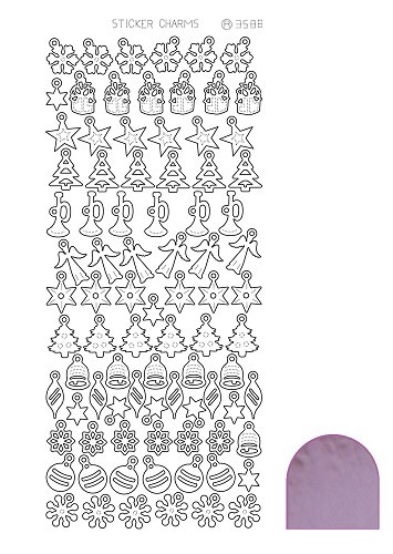 Sticker Charm Christmas - Mirror Candy Sticker Charm Christmas - Mirror Candy