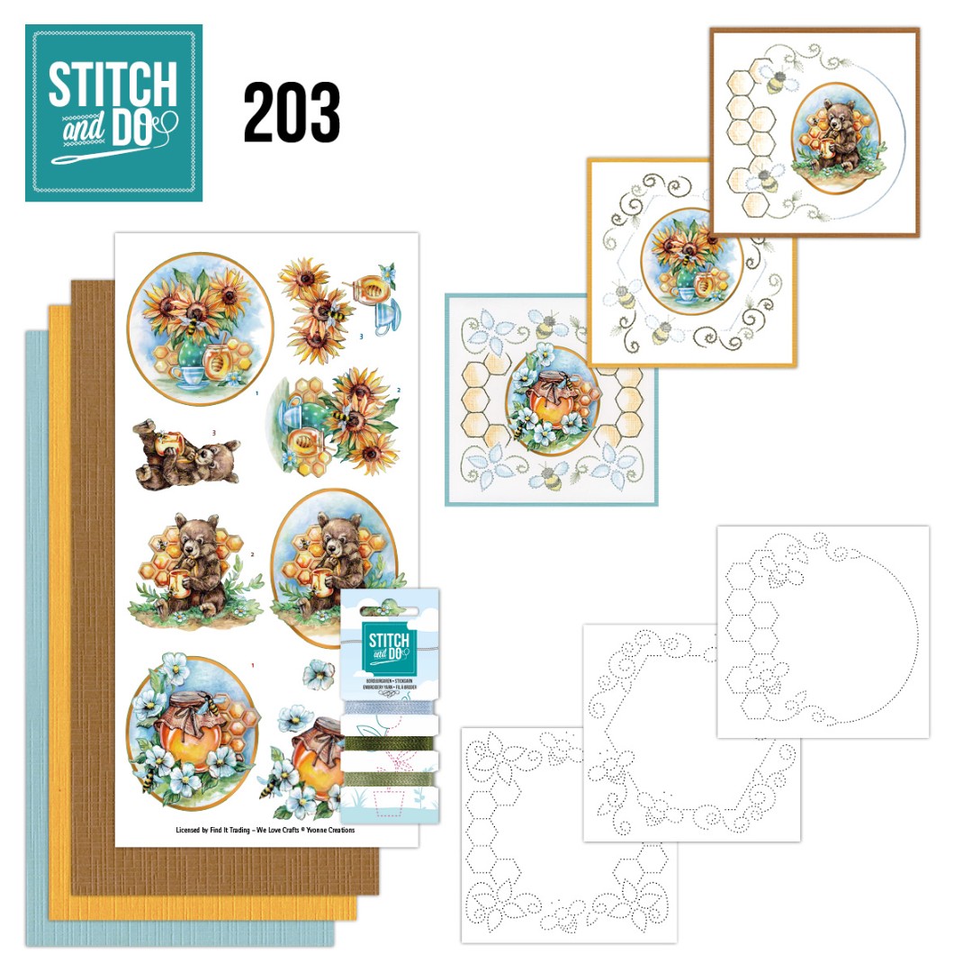 Stitch and Do 203 - Yvonne Creations - Bee Honey Stitch and Do 203 - Yvonne Creations - Bee Honey