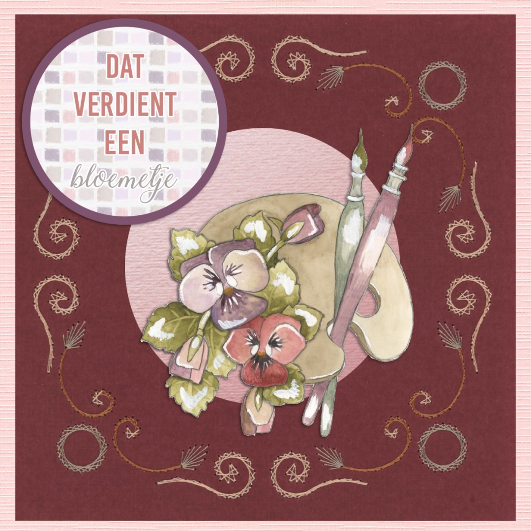 Stitch and Do on Colour 26 - Precious Marieke - Painted Pansies