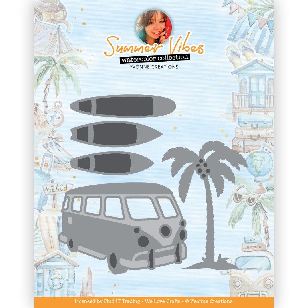 Dies - Yvonne Creations - Summer Vibes - Surf Vibes Dies - Yvonne Creations - Summer Vibes - Surf Vibes
