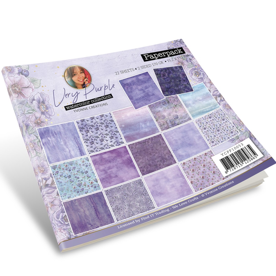 Paperpack - Yvonne Creations - Very Purple Paperpack - Yvonne Creations - Very Purple
