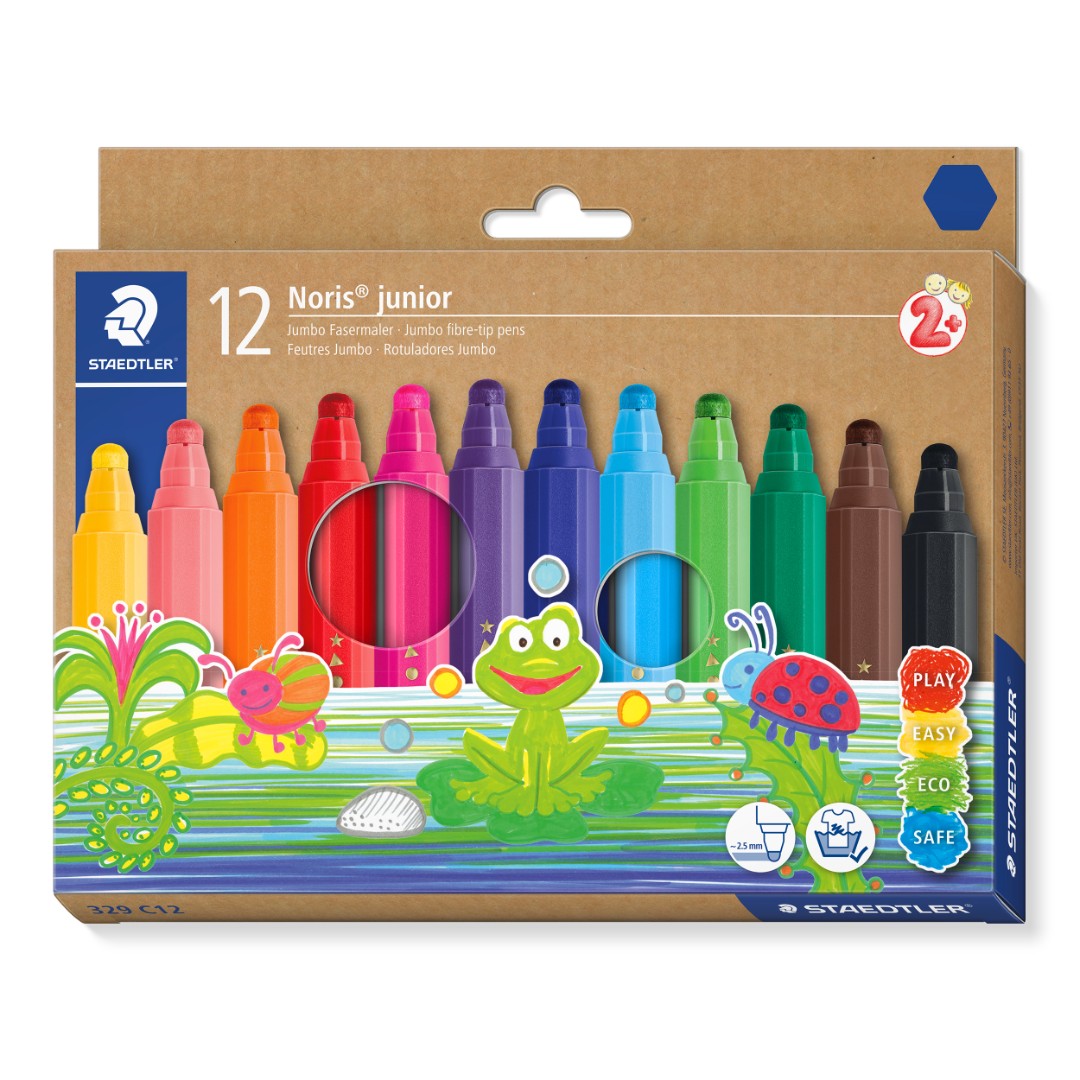 Noris junior viltstift - set 12 st Noris junior viltstift - set 12 st