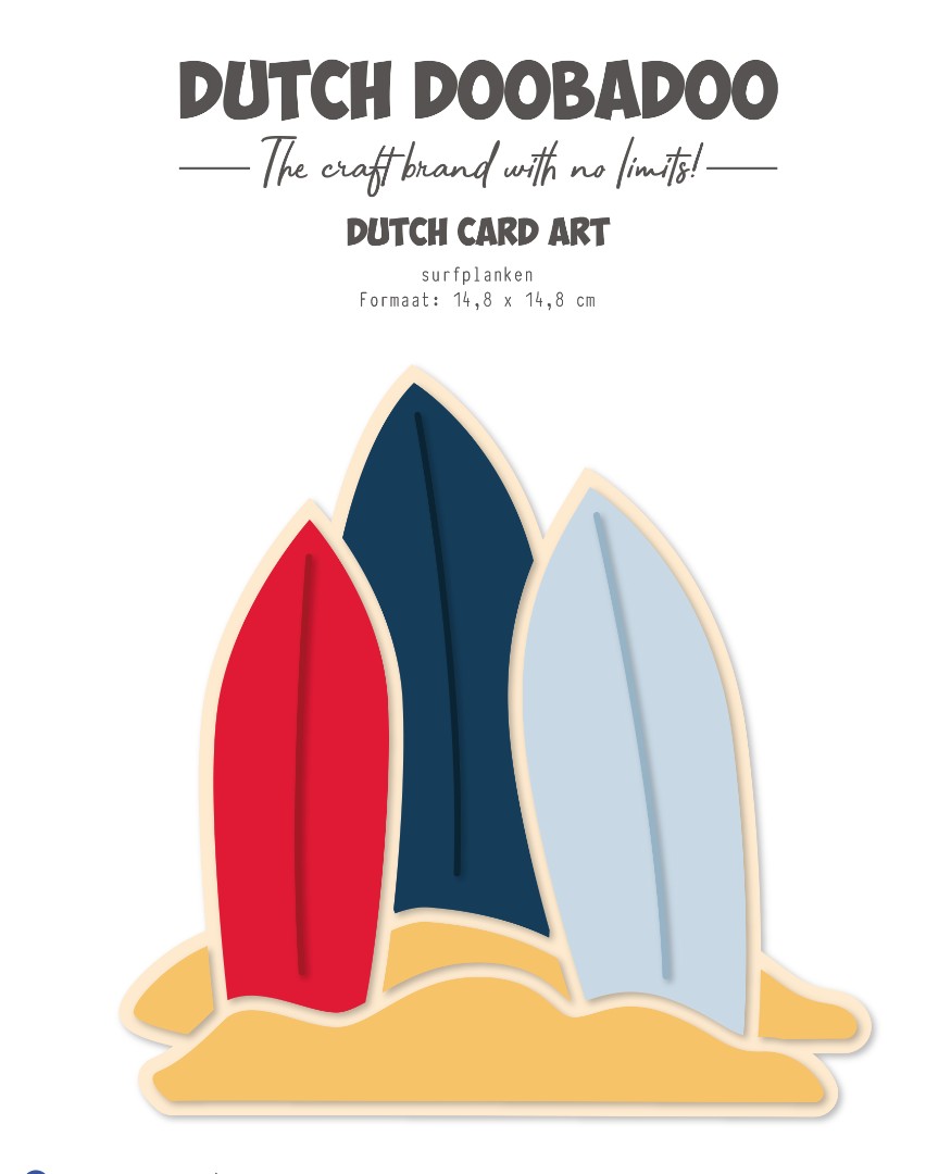 Card Art Stencil - DDBD - Haai Five - Surfsboards Card Art Stencil - DDBD - Haai Five - Surfsboards