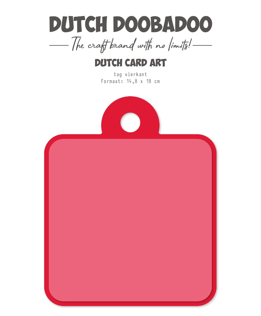 Card Art Stencil - DDBD - Haai Five - Tag Card Art Stencil - DDBD - Haai Five - Tag