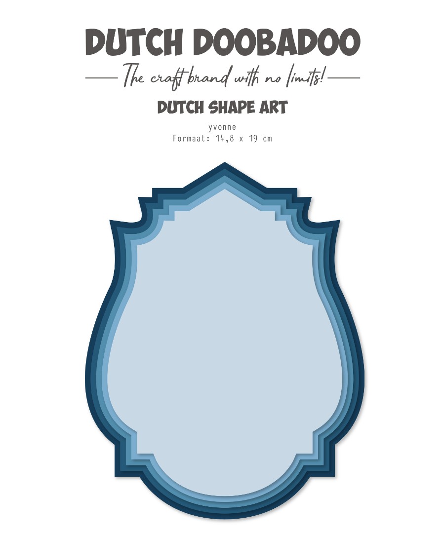 Shape Art Stencil - DDBD - Yvonne Shape Art Stencil - DDBD - Yvonne