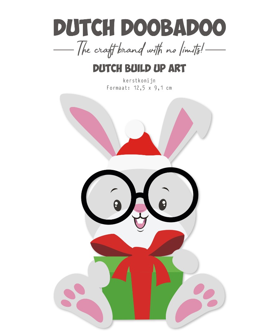 DDBD Build up Kerstkonijn A5