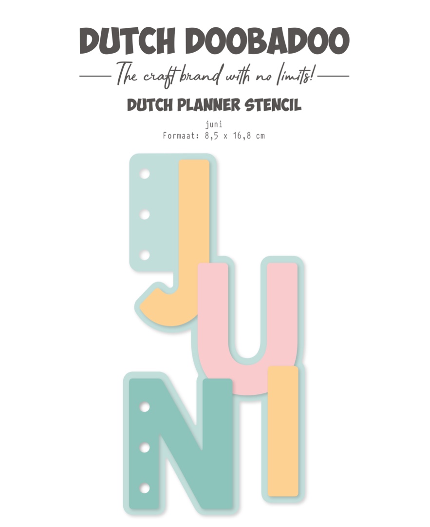 DDBD Planner stencil Juni DDBD Planner stencil Juni