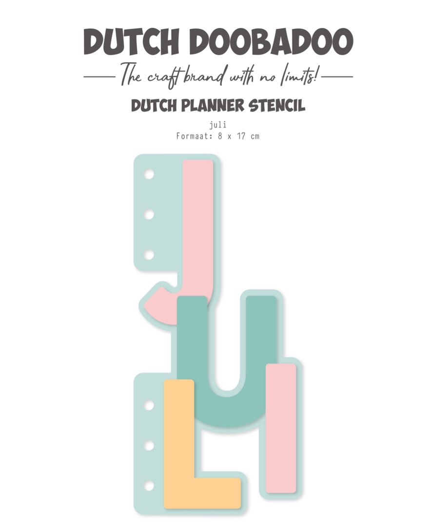 DDBD Planner stencil Juli DDBD Planner stencil Juli