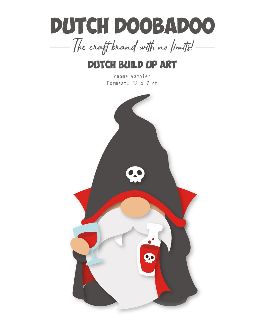 Build-up Stencil - DDBD - Hallo Herfst - Gnome Vampier
