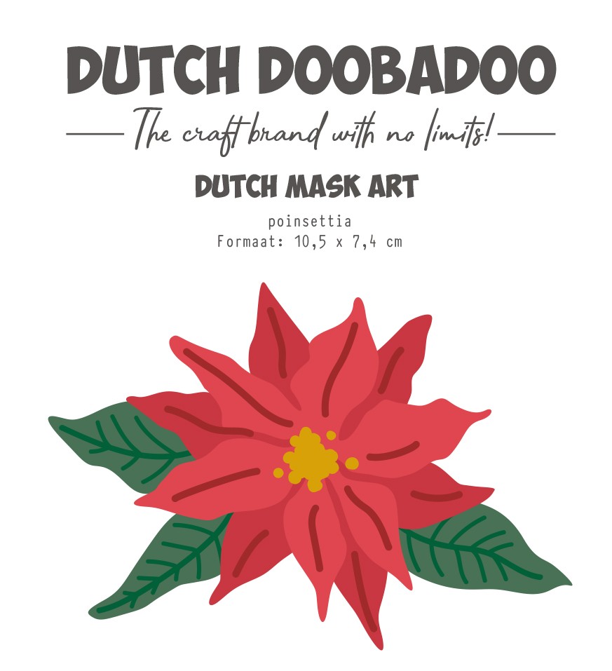 Stencils - DDBD - Hallo Winter - Poinsettia 4 pcs A7