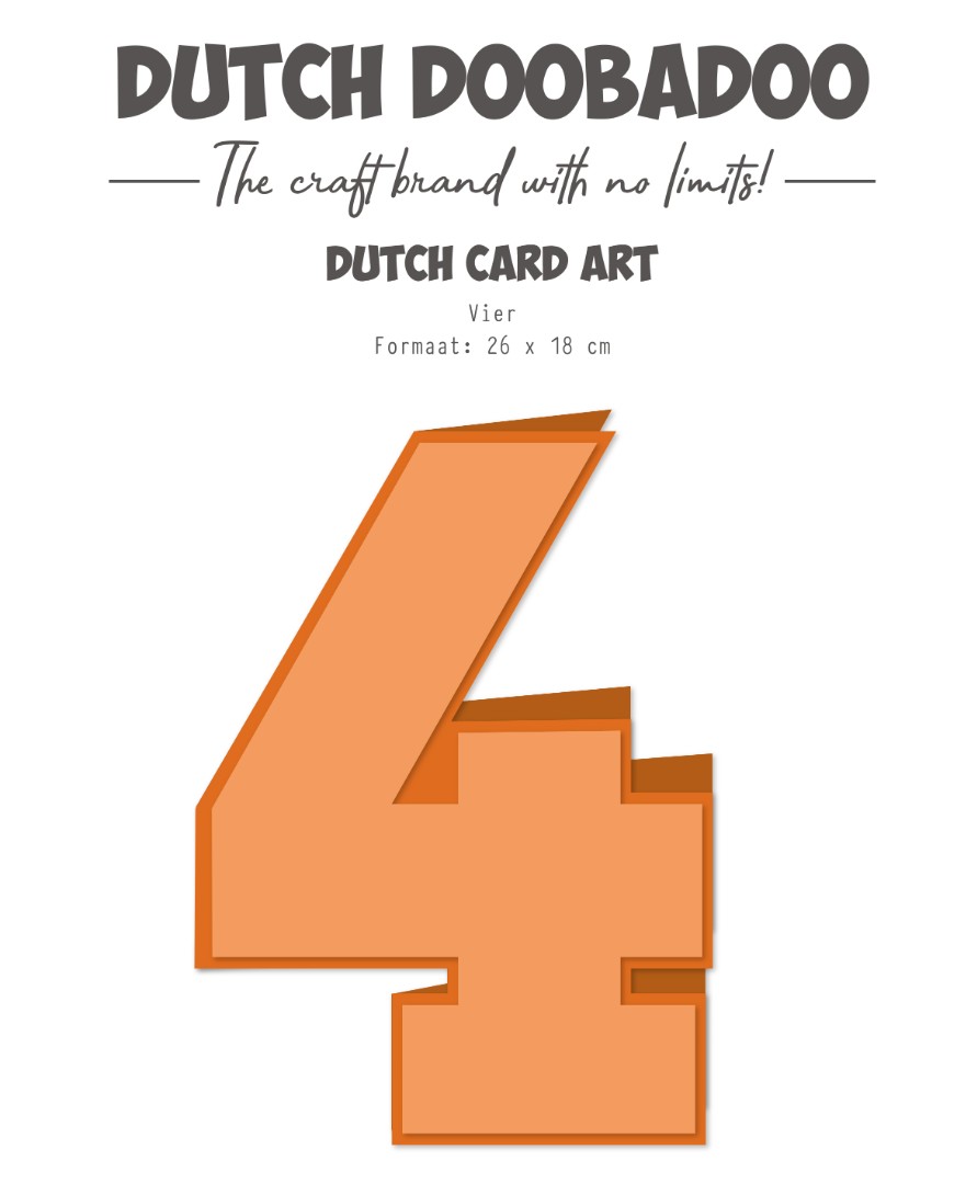 Stencil - DDBD Card Art - Vier A4