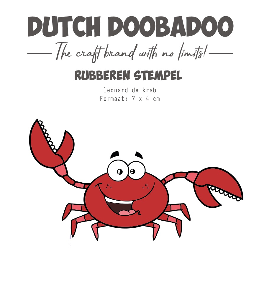 DDBD Rubber stempel Leonard de Krab