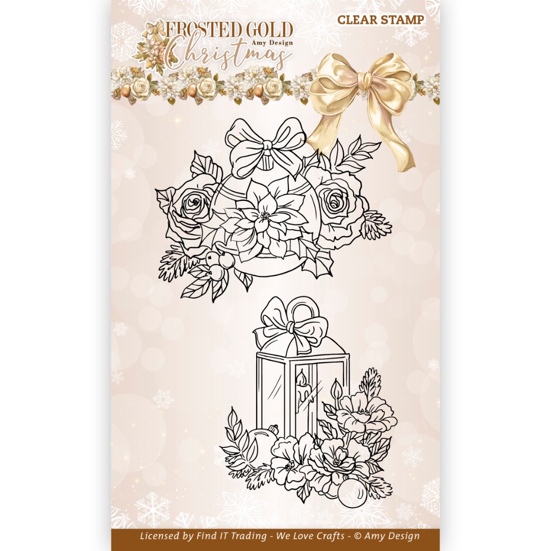 Clear Stamps - Amy Design - Frosted Gold Christmas - Christmas Bauble Clear Stamps - Amy Design - Frosted Gold Christmas - Christmas Bauble