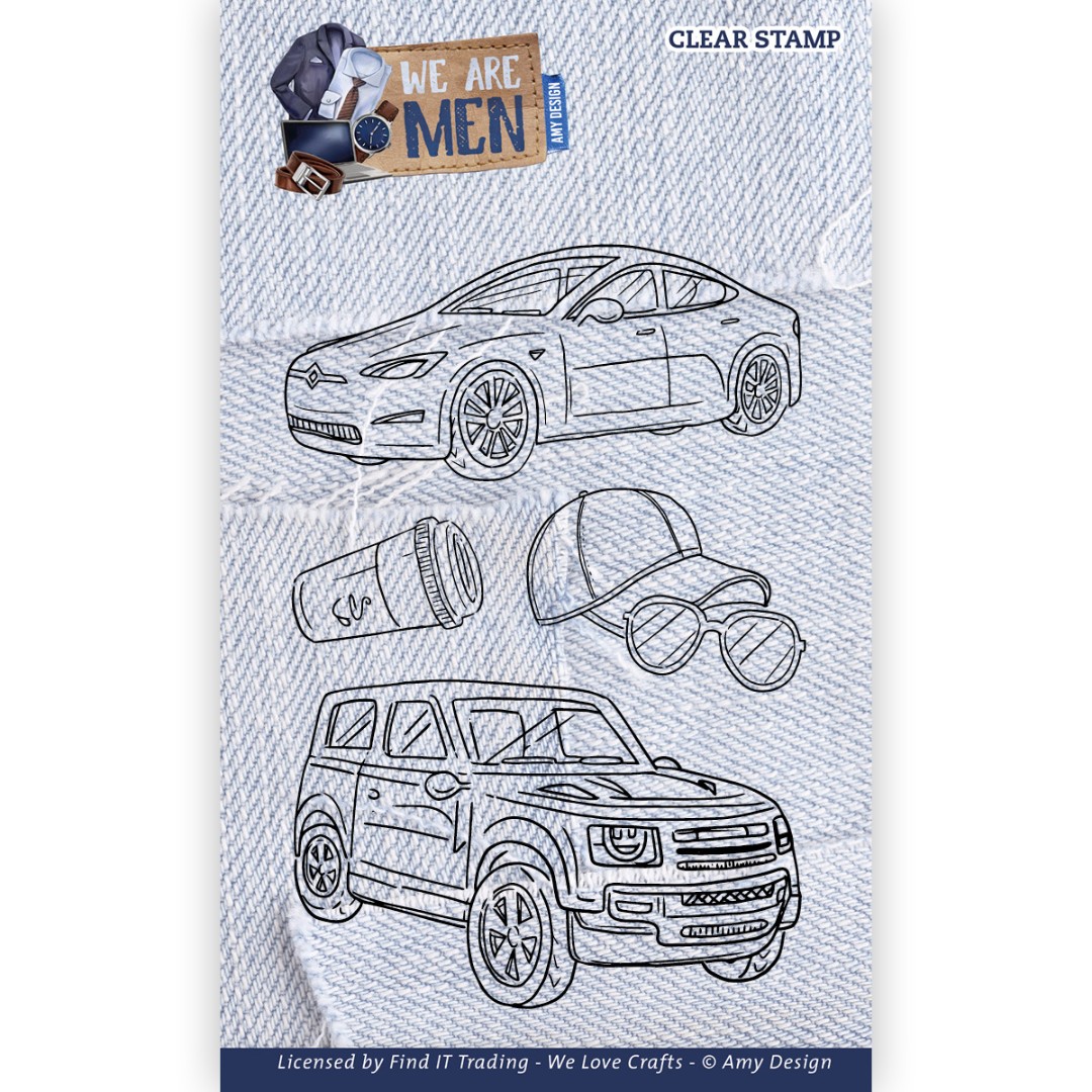 Clear Stamps - Amy Design - We Are Men - Cars Clear Stamps - Amy Design - We Are Men - Cars