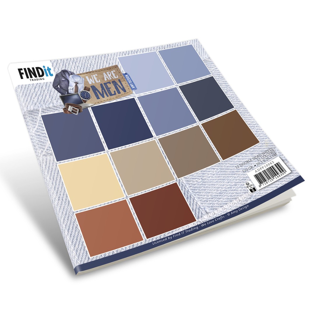 Paperpack - Amy Design -We Are Men - Solid Colours Paperpack - Amy Design -We Are Men - Solid Colours