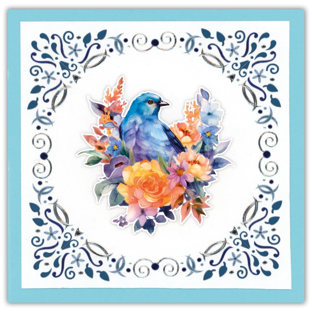 Creative Hobbydots 46 - Berrie's Beauties - Happy Blue Birds