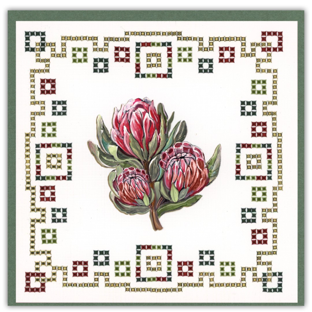 Sparkles 113 - Amy Design - Red Protea