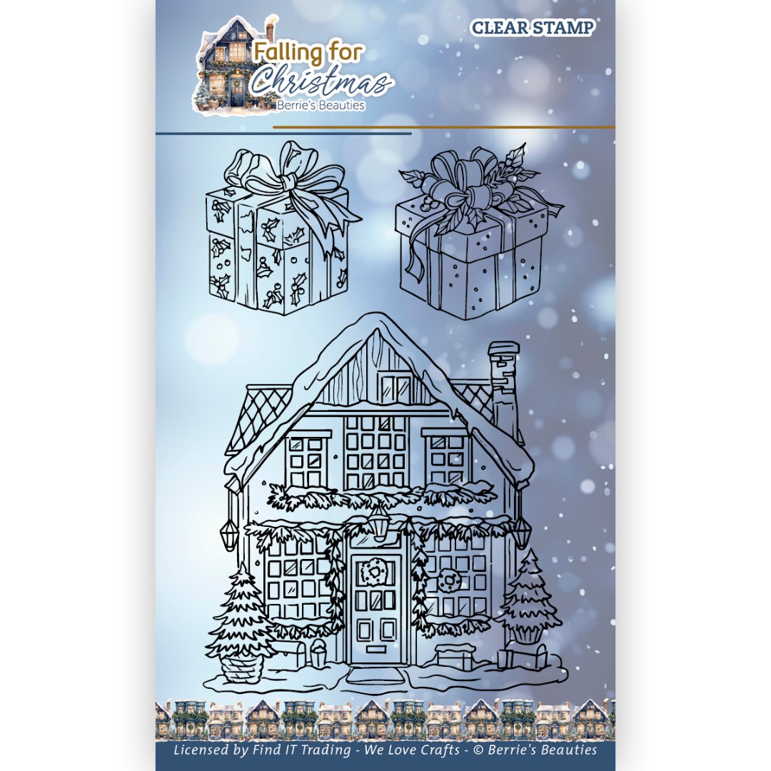 Clear Stamps - Berries Beauties - Falling for Christmas - House Clear Stamps - Berries Beauties - Falling for Christmas - House