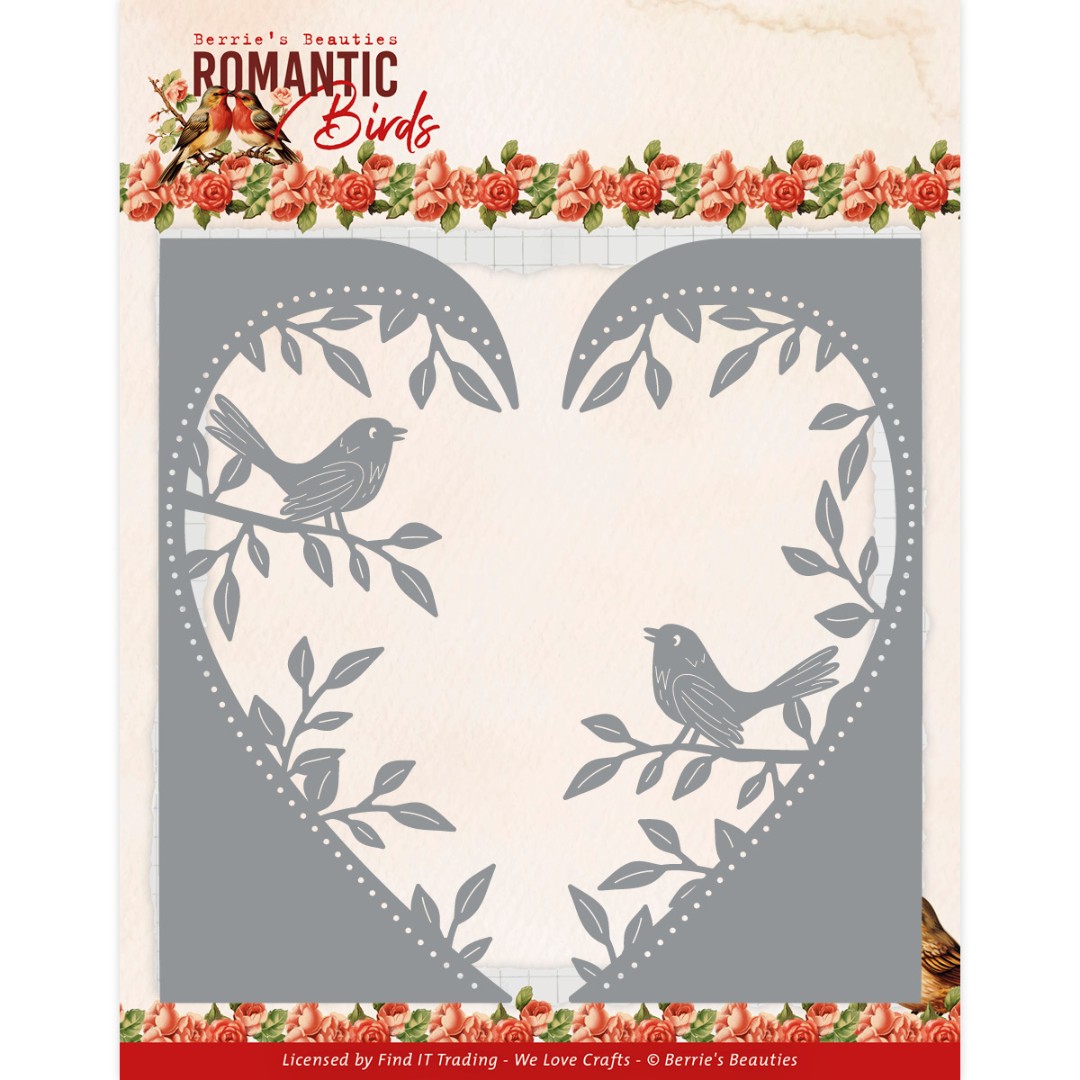 Dies - Berries Beauties - Romantic Birds - Romantic Heart Dies - Berries Beauties - Romantic Birds - Romantic Heart